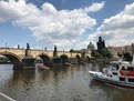 Charles bridge from river Vltava